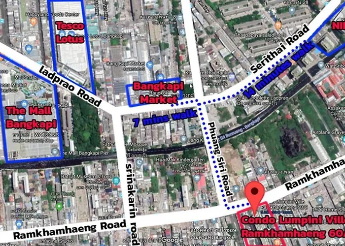 Near Ramkhamhaeng 60, Lam Sali Mrt * Bangkok